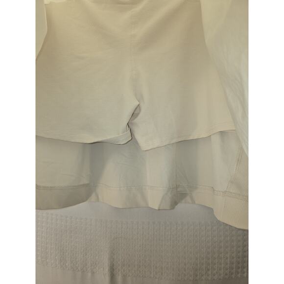 Members Mark Mini Skort Ivory Stretch Tennis Casual Womens Size XXL Zip 6197 - Picture 2 of 4